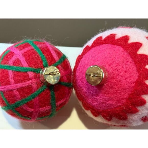 Shiraleah "Love" Assorted Set Of 4 
Felt Christmas Ornaments - Picture 6 of 8